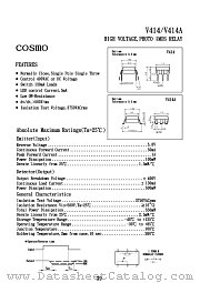 V414A datasheet pdf Cosmo Electronics