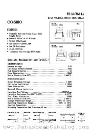 W614 datasheet pdf Cosmo Electronics