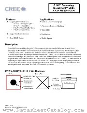 CXXX-MB290-S0100 datasheet pdf CREE POWER