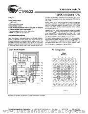 CY62136VL-70BAI datasheet pdf Cypress