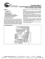 CY62148LL-70SCT datasheet pdf Cypress