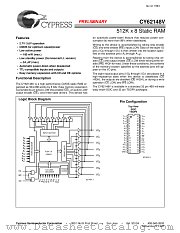 CY62148V-70ZI datasheet pdf Cypress