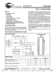 CY7C1024AV33-12AC datasheet pdf Cypress