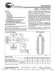 CY7C1041V33-25ZC datasheet pdf Cypress
