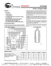 CY7C1049L-25VM datasheet pdf Cypress