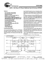 CY7C1300A-83AC datasheet pdf Cypress