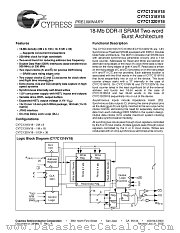 CY7C1318V18-200BZC datasheet pdf Cypress