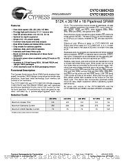 CY7C1380CV25-250BGC datasheet pdf Cypress