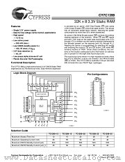 CY7C1399-15VCT datasheet pdf Cypress