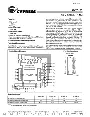 CY7C185-35VCT datasheet pdf Cypress