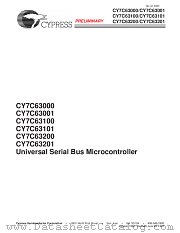 CY7C63201-WC datasheet pdf Cypress