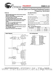 W48S111-14G datasheet pdf Cypress