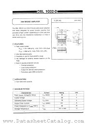 DBL1032D datasheet pdf Daewoo Semiconductor