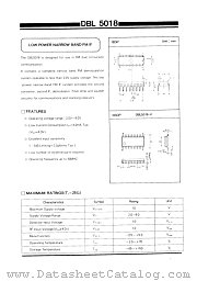DBL5018-V datasheet pdf Daewoo Semiconductor