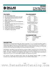 DS1004Z-5_T_R datasheet pdf Dallas Semiconductor