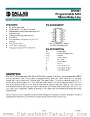 DS1021S-25 datasheet pdf Dallas Semiconductor