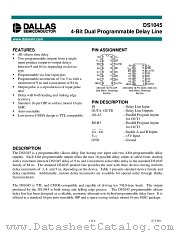 DS1045-5 datasheet pdf Dallas Semiconductor