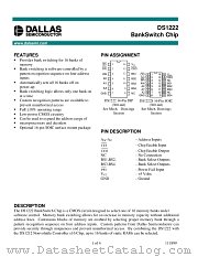 DS1222N datasheet pdf Dallas Semiconductor