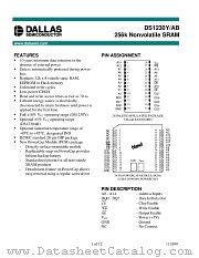 DS1230YP-70-IND datasheet pdf Dallas Semiconductor
