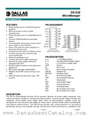 DS1238-5 datasheet pdf Dallas Semiconductor