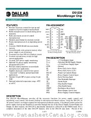 DS1239-5 datasheet pdf Dallas Semiconductor