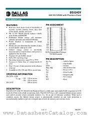 DS1243Y-120 datasheet pdf Dallas Semiconductor