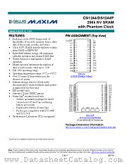 DS1244W-120IND datasheet pdf Dallas Semiconductor