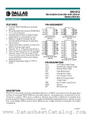 DS1312E datasheet pdf Dallas Semiconductor
