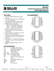 DS1321E datasheet pdf Dallas Semiconductor