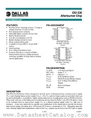 DS1336S datasheet pdf Dallas Semiconductor