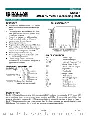 DS1553WP-120 datasheet pdf Dallas Semiconductor