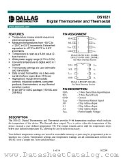 DS1621 datasheet pdf Dallas Semiconductor