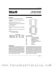 DS1666-100 datasheet pdf Dallas Semiconductor