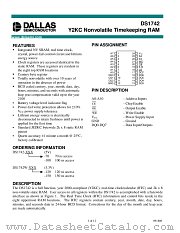 DS1742-100 datasheet pdf Dallas Semiconductor