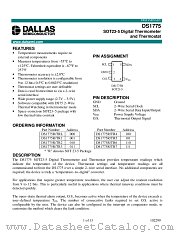 DS1775R-TR3 datasheet pdf Dallas Semiconductor