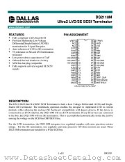 DS2118MB datasheet pdf Dallas Semiconductor