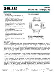 DS2172TN datasheet pdf Dallas Semiconductor