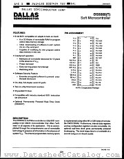 DS5000-8-12 datasheet pdf Dallas Semiconductor