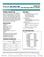 DS89C420-MCL datasheet pdf Dallas Semiconductor