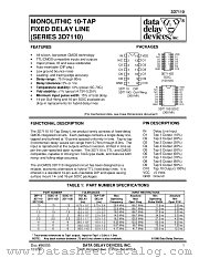 3D7110S-0.75 datasheet pdf Data Delay Devices Inc