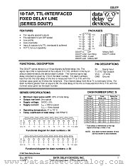 DDU7F-300A2 datasheet pdf Data Delay Devices Inc