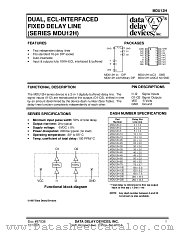 MDU12H-250MC3 datasheet pdf Data Delay Devices Inc