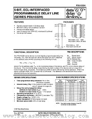 PDU1032H-8C4 datasheet pdf Data Delay Devices Inc