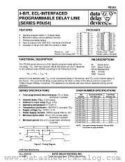 PDU54-750M datasheet pdf Data Delay Devices Inc