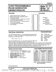 PPG312F-20MC5 datasheet pdf Data Delay Devices Inc