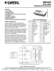 ADS-B932 datasheet pdf Datel
