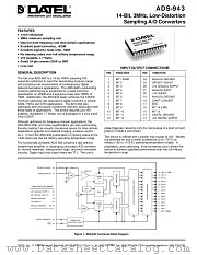 ADS-B943 datasheet pdf Datel