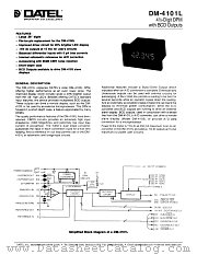 DM-4101L datasheet pdf Datel
