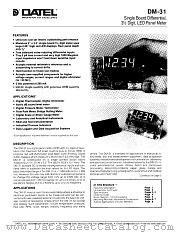 RN-4100 datasheet pdf Datel