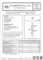 HER205 datasheet pdf DC Components